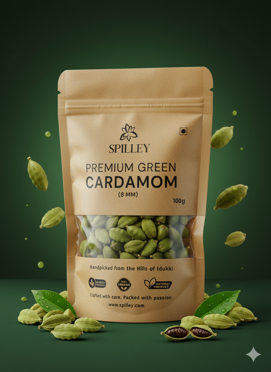 Premium Green Cardamom (8 mm Bold)
