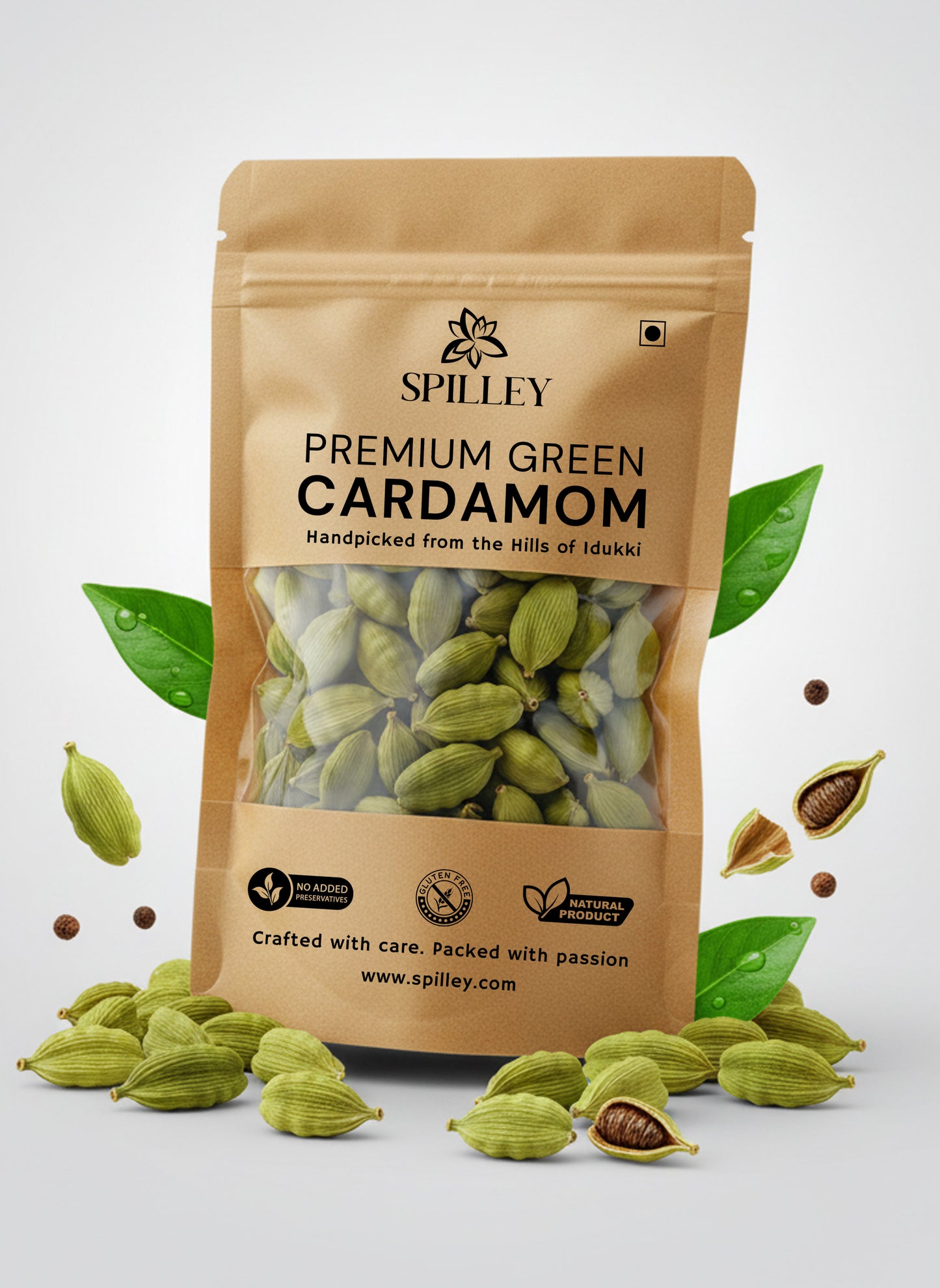 Premium Green Cardamom (8 mm Bold)